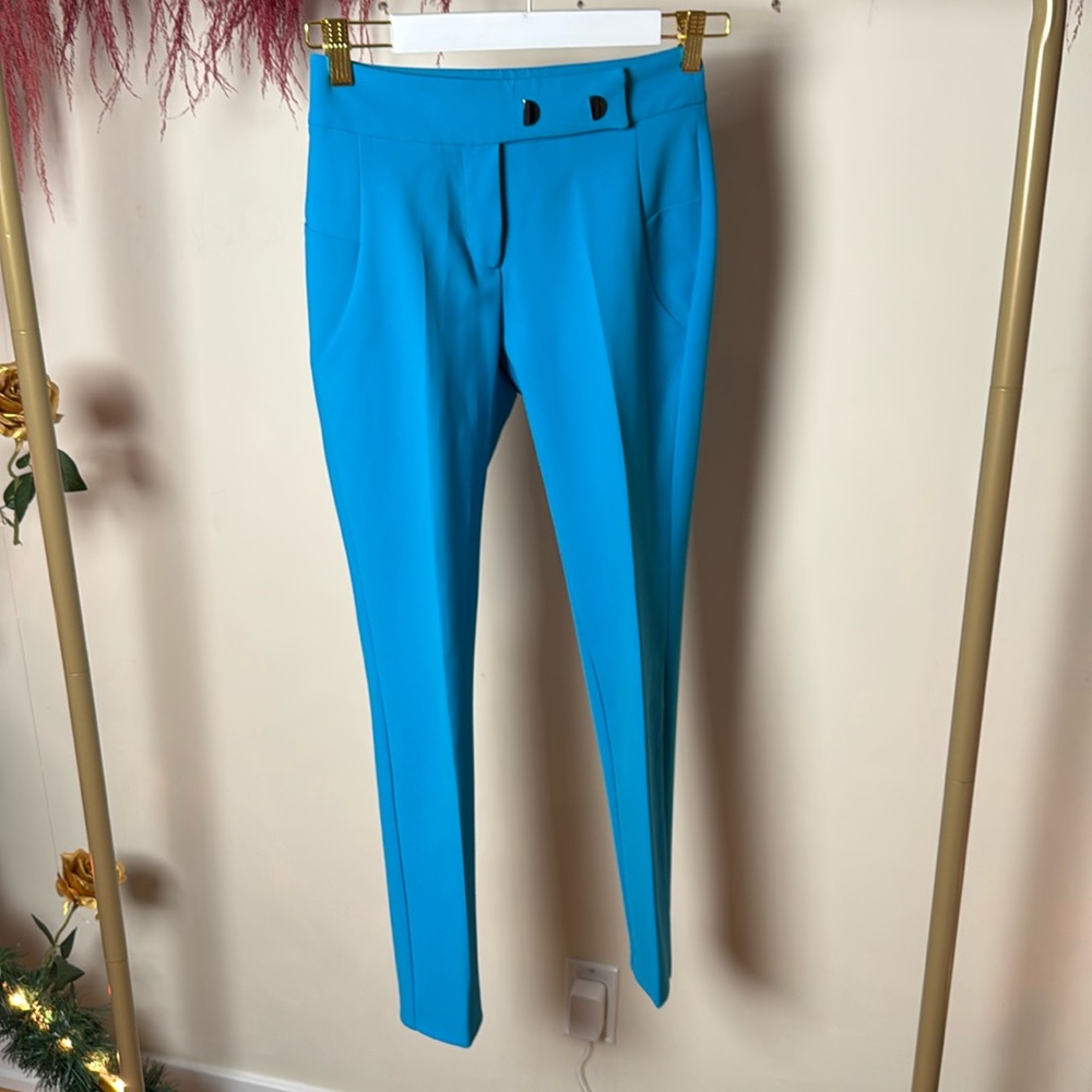 Blue Fabric Pants👖